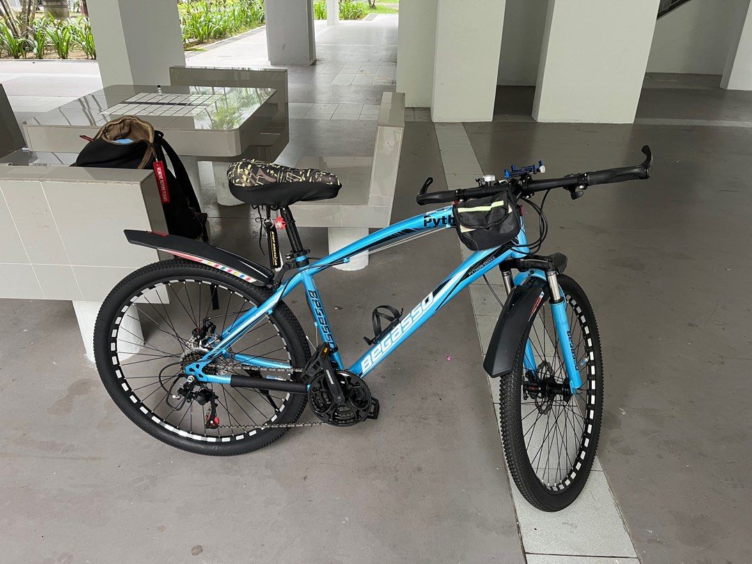 BEGASSO 26in Hybrid SHIMANO GEAR Python Mountain Bikes 26in for 160 190cm Extension recommended Sports Equipment Bicycles Parts Bicycles on Carousell