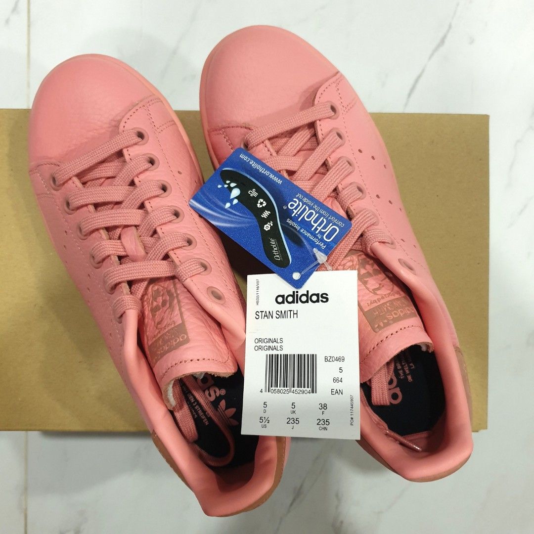 ADIDAS STAN SMITH Pink Rose Pastel Tactile Sneakers Shoes Women s Fashion Footwear Sneakers on Carousell