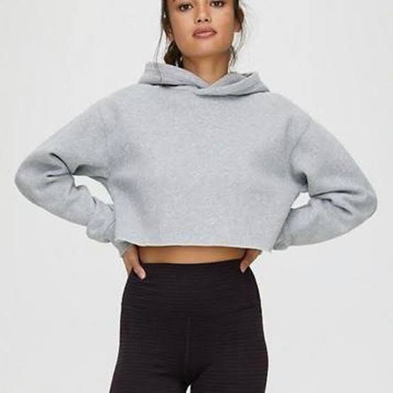 Aritzia TNA Perfect Hoodie Crop Women s Fashion Tops Longsleeves on Carousell