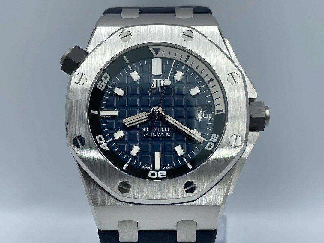 Audemars Piguet Royal Oak Offshore Diver 42mm Blue Dial, Luxury ...