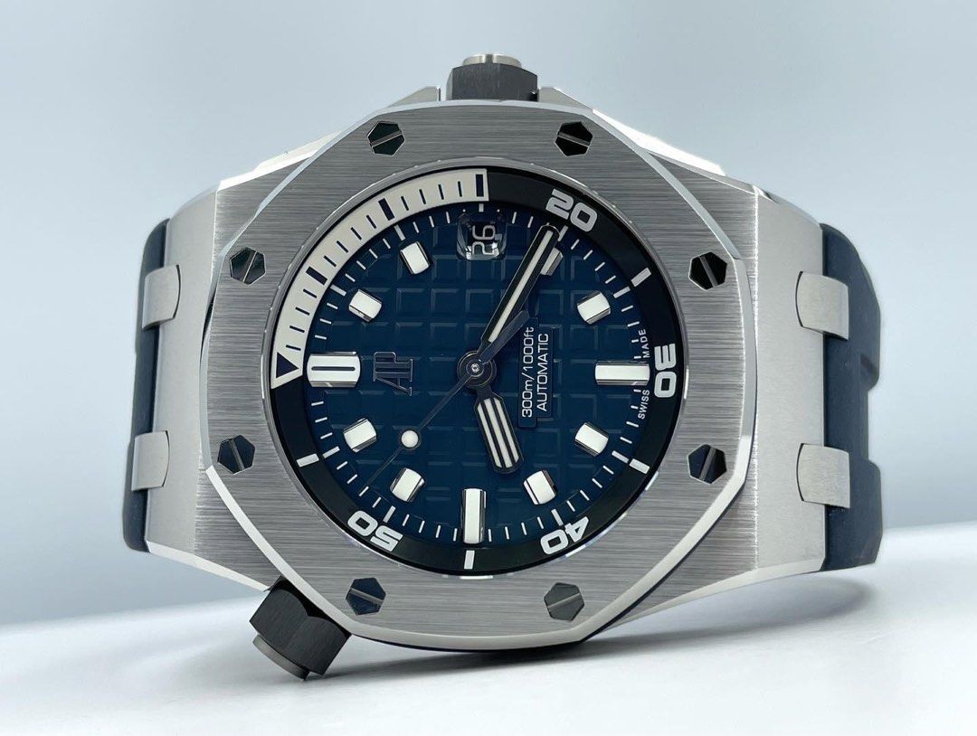 Audemars Piguet Royal Oak Offshore Diver 42mm Blue Dial, Luxury ...