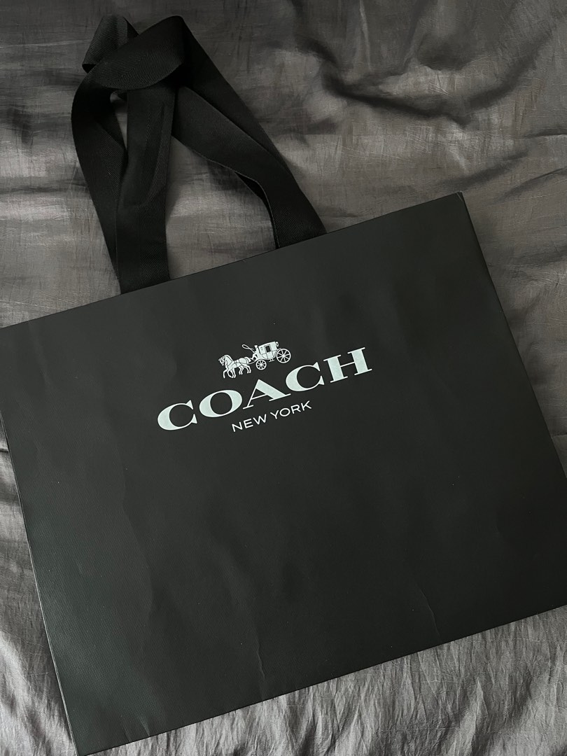 Coach paper bag 2019 sale