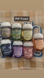 Bath and Body Works hand sanitizer