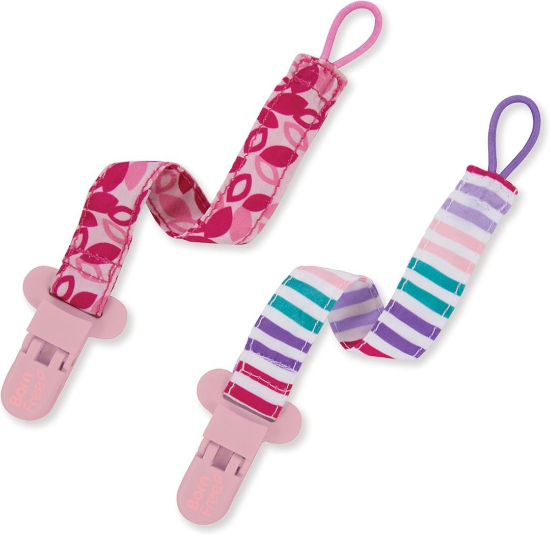 Born Free Bliss Pacifier Holder, 2-Pack (Pink) (Category: Soothers & Pacifiers) located in Las Pinas. Submitted by anonymously_shopaholic (Listing ID 1326525673, Image 2). Description: My balikbayan box is finally here! It arrived late so a lot of the stuff I will be posting are baby stuff that are new and never been used cos by the time the box arrived, the baby items were already small for my baby. This is an authentic Born Free Bliss Pacifier 