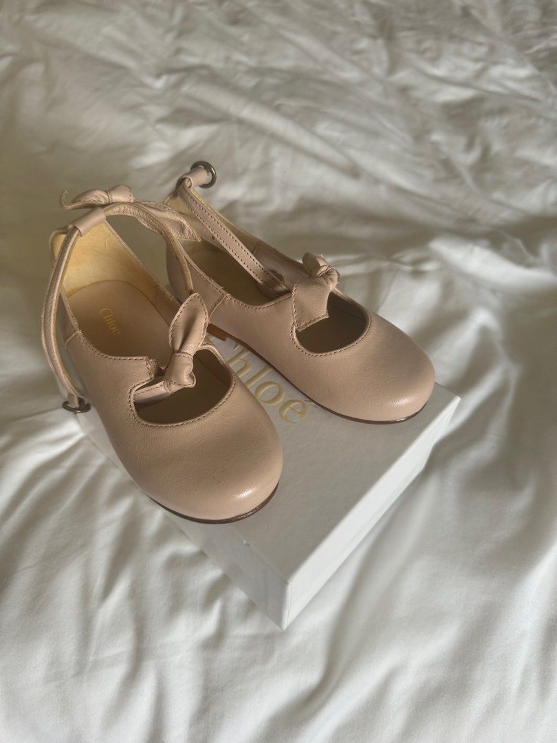 Brand new Chloe baby girl full leather shoes