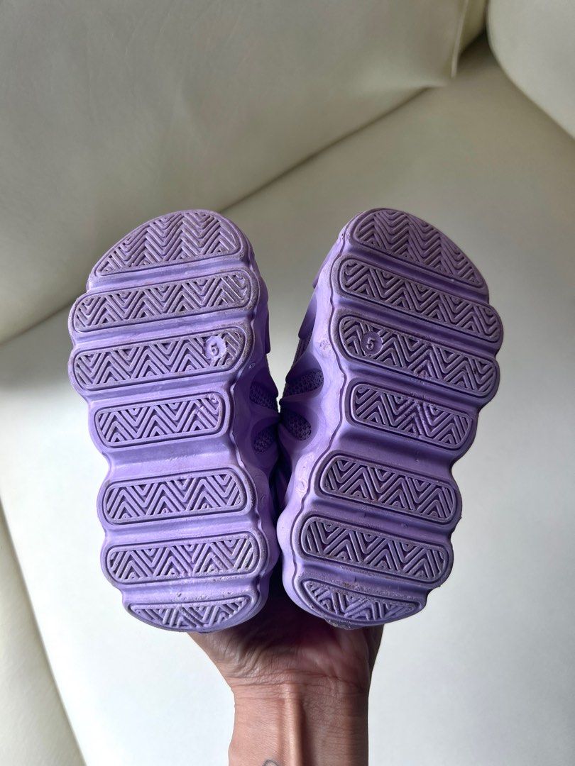 Breathable Purple Shoes for Kids Size 5