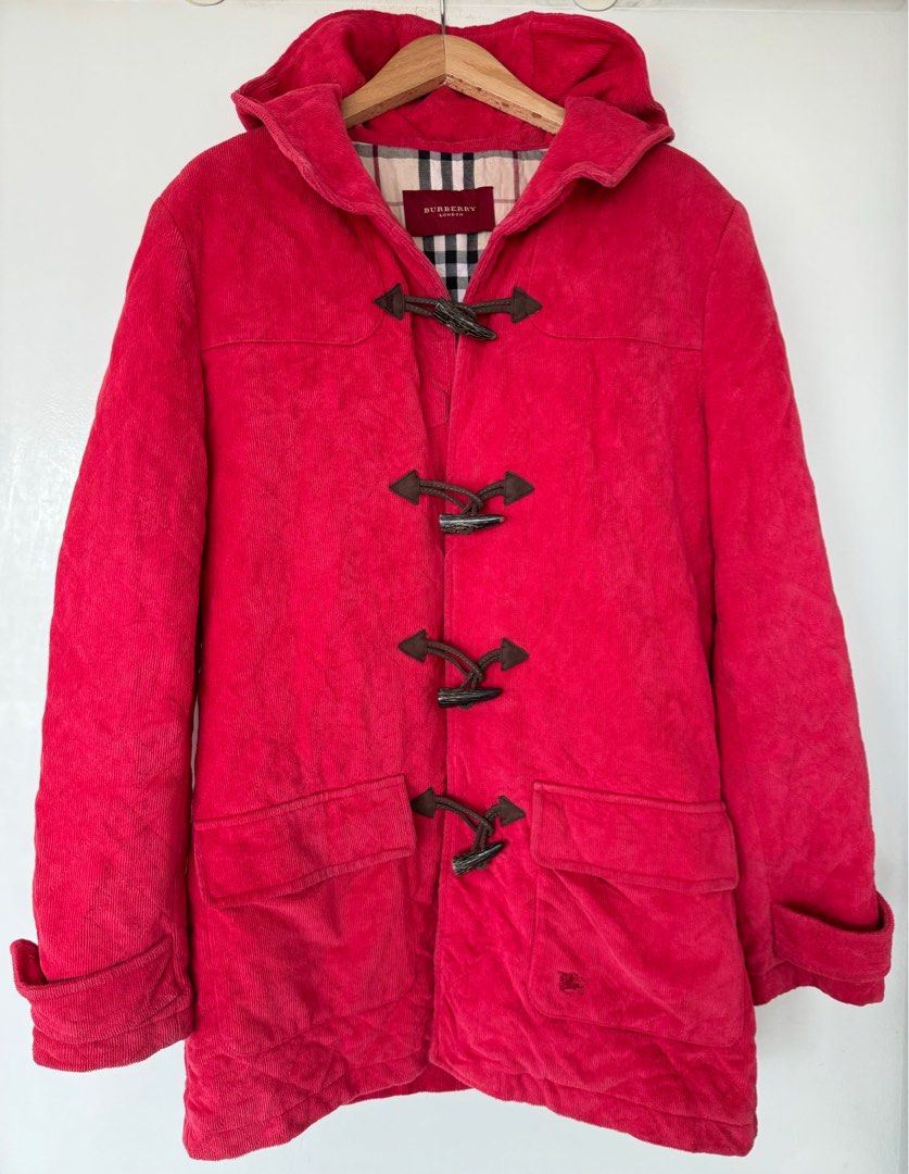 Burberry Hoodie Jacket Red