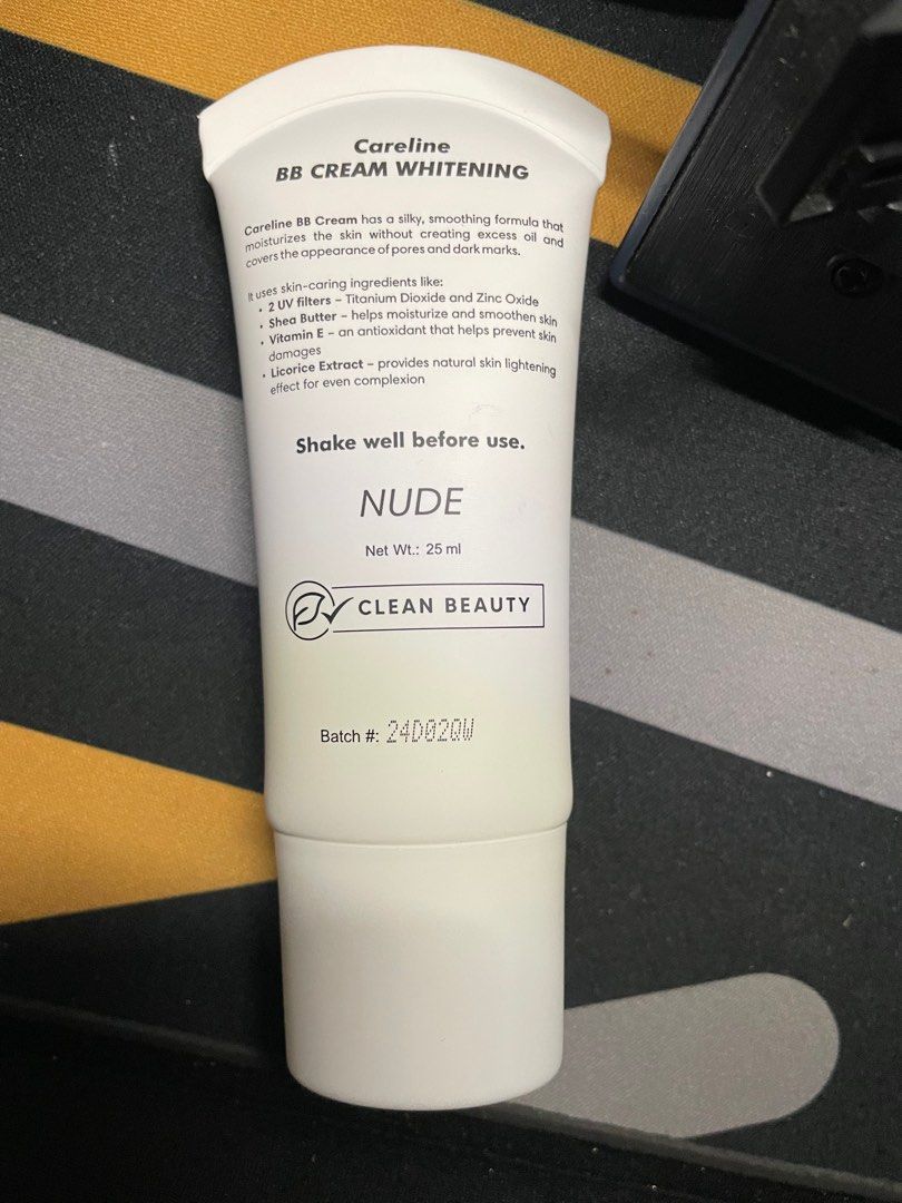 Careline BB cream in NUDE (Category: Makeup) located in Cainta. Submitted by jayds (Listing ID 1326611072, Image 3). Description: used once. wrong shade. Careline SA ng Watsons said this is my shade kaso pag gamit ko, pumuti ako. dapat daw Oriental shade ako. no more receipt dahil sa tiwala sa kanya. bought for Php149.00 in Sta Lucia branch ng Watsons. used once to try out kanina since gagamitin ko lang naman for upcoming event. malinis ang spout