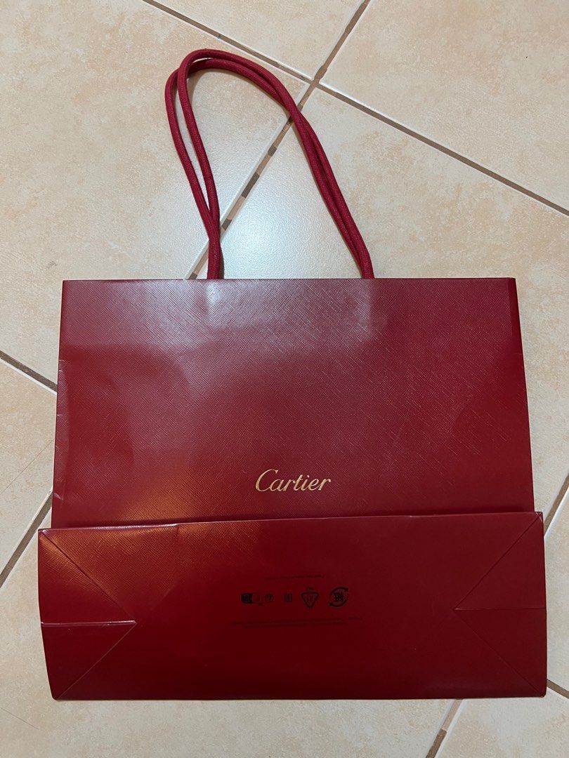 Cartier big paper bag (Category: Luxury Bags & Wallets) located in Manila. Submitted by toffanini (Listing ID 1326583445, Image 1). Description: .
