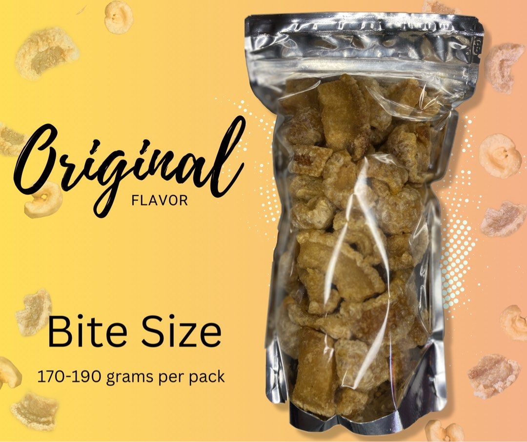 Chicharon bagnet (Category: Packaged & Instant Food) located in Mexico. Submitted by rkchicharonbagnet (Listing ID 1326638052, Image 2). Description: RK UNFORGETABITES CHICHARON BAGNET Authentic Kapampangan Delicacies 9 FLAVORS AVAILABLE Original Spicy Barbeque Garlic Salted Egg Chili BBQ Adobo Wasabi Sour Cream FREE REBRANDING PO TAYO FREE LAYOUT DESIGN FREE STICKER LOGO Lasang hahanapin sa bawat kagat. Lasang siguradong babalik balikan. Lasang 
