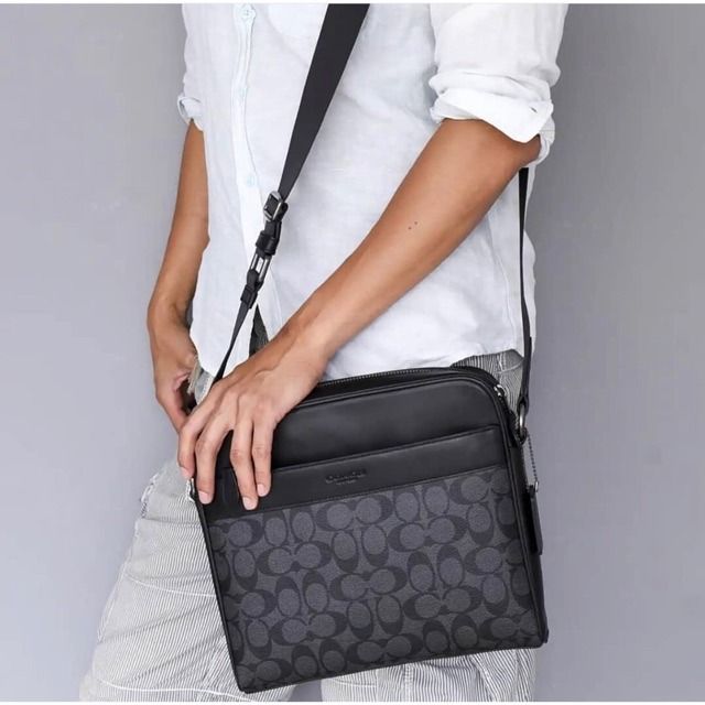 Charles camera bag in signature canvas 2025
