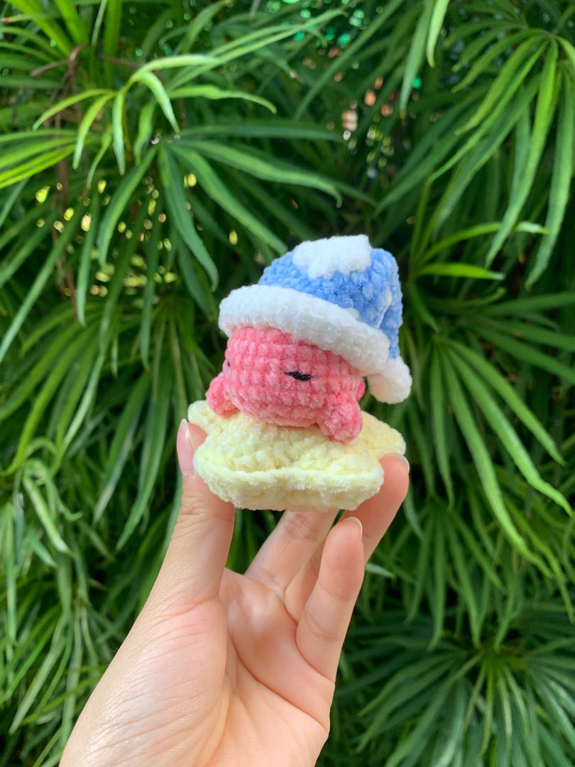 Crochet Kirby, Hobbies & Toys, Stationery & Craft, Handmade Craft on