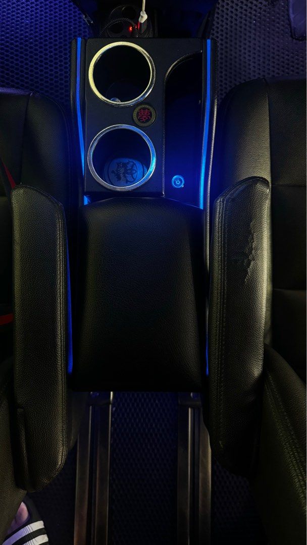 Custom LED Center Console, Car Accessories, Accessories on Carousell