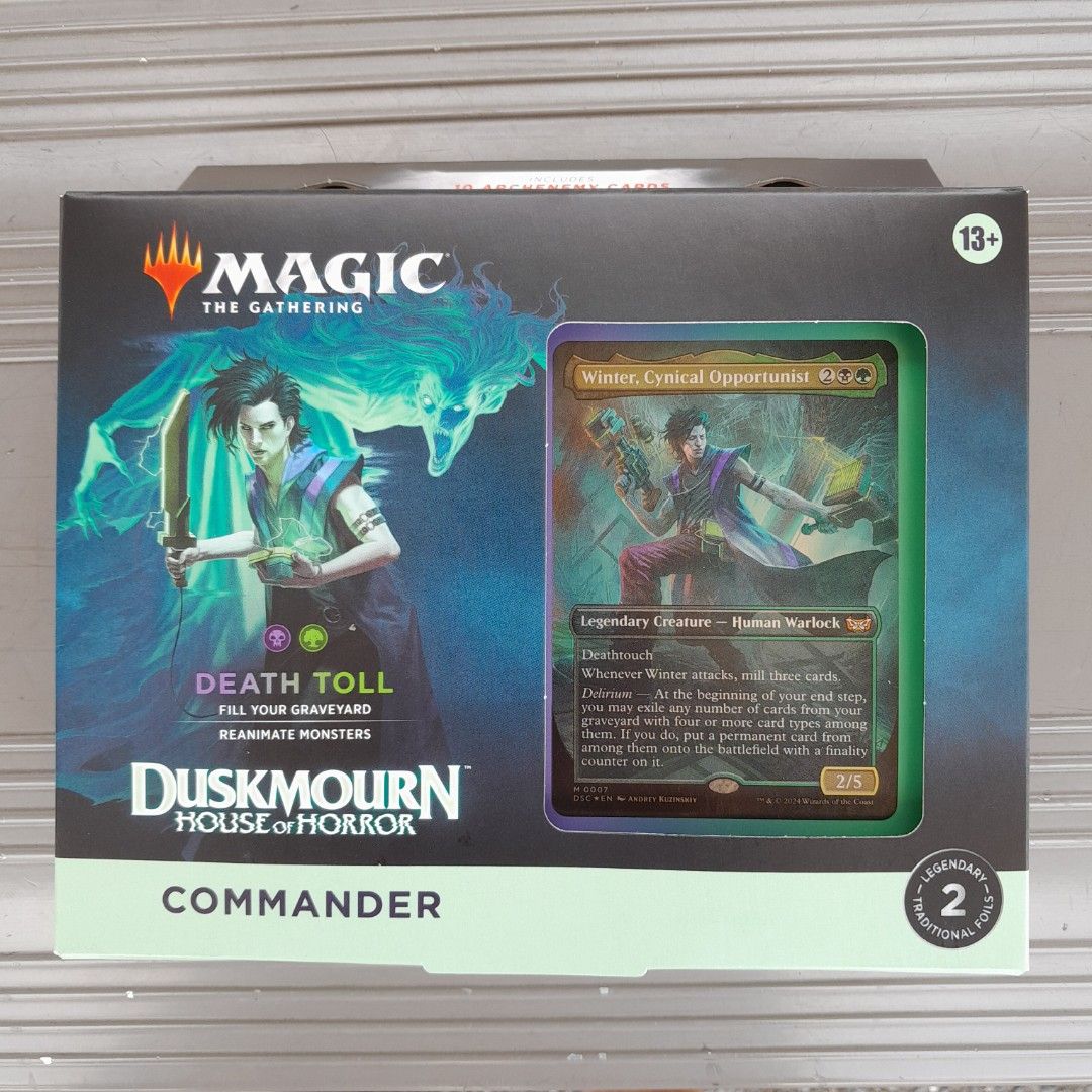 Duskmourn House of Horror Death Toll Commander Precon Sealed MTG, Hobbies &  Toys, Toys & Games on Carousell