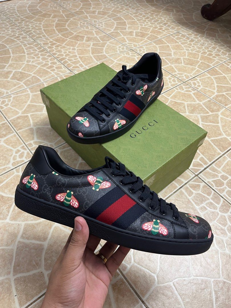 Gucci ace sneakers gg print best sale