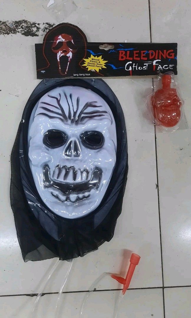 Halloween bleeding ghost face mask (Category: Face Masks & Face Shields) located in Manila. Submitted by bongsy999mall (Listing ID 1326564578, Image 3). Description: .