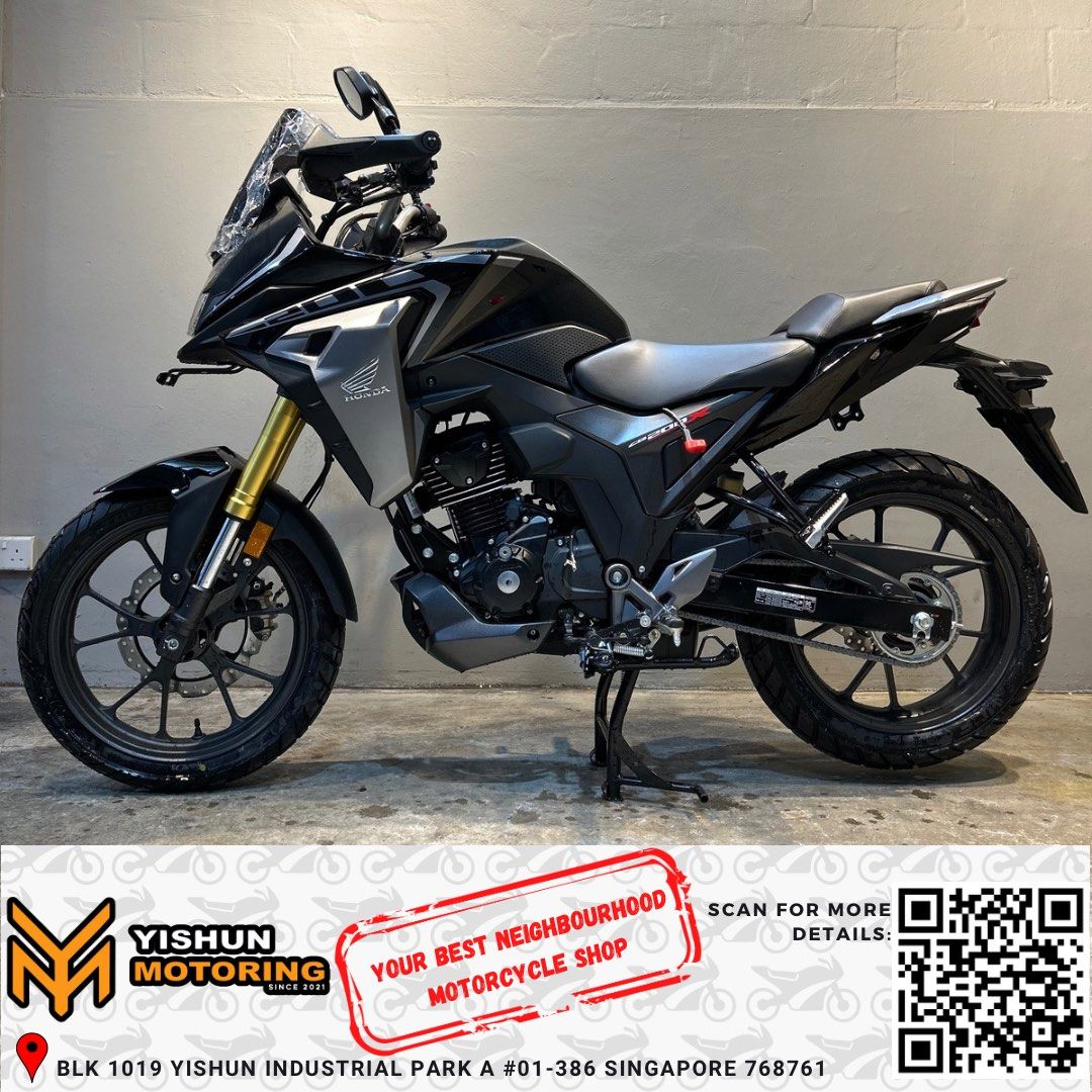HONDA CB200X ABS NEW HONDA CB200 X AUTHORISED DEALER 2B TOURING BIKE HONDA SINGAPORE