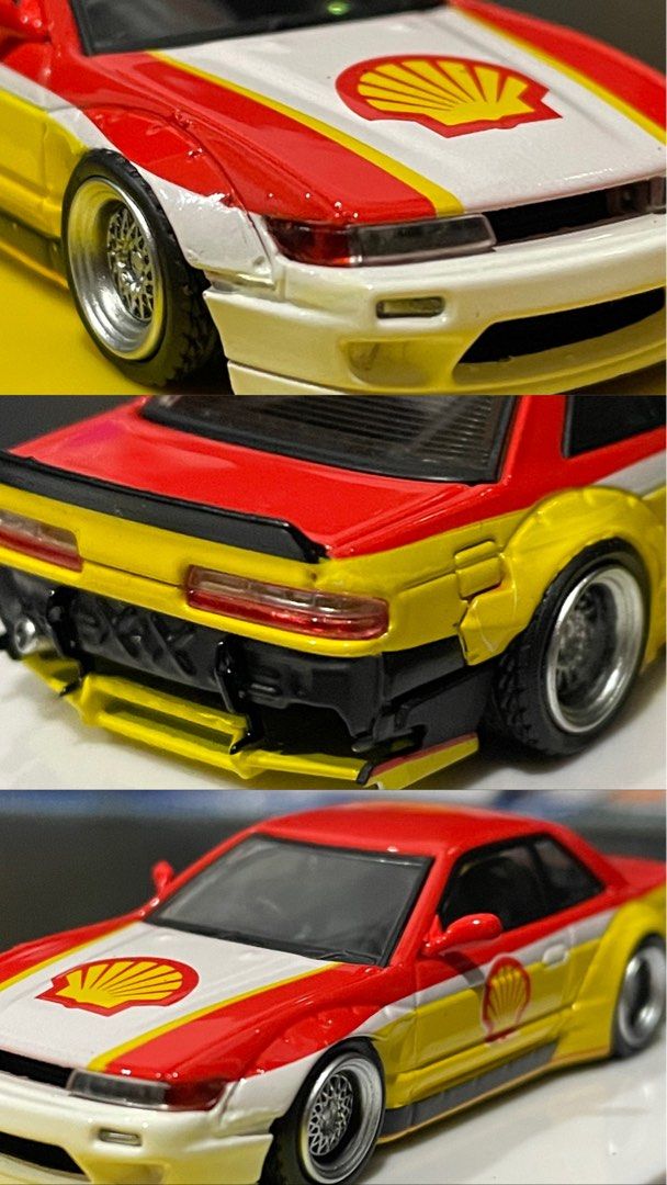 Inno64 Shell (Category: Toys & Games) located in Sungai Buloh. Submitted by redbrickstore (Listing ID 1326530613, Image 3). Description: WTS Inno64 Shell lot unsealed mint R32 S14 Honda City Motocompo.