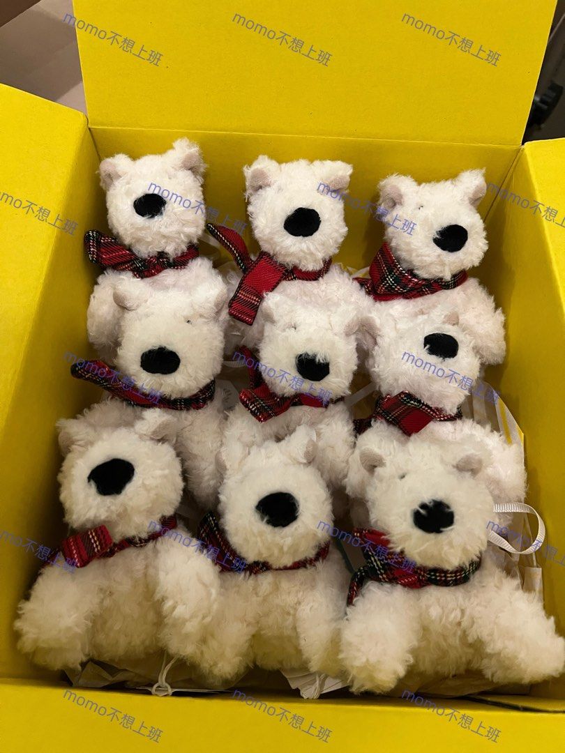 Jellycat Munro Scottie Dog Decoration Winter Warmer Munro Scottie