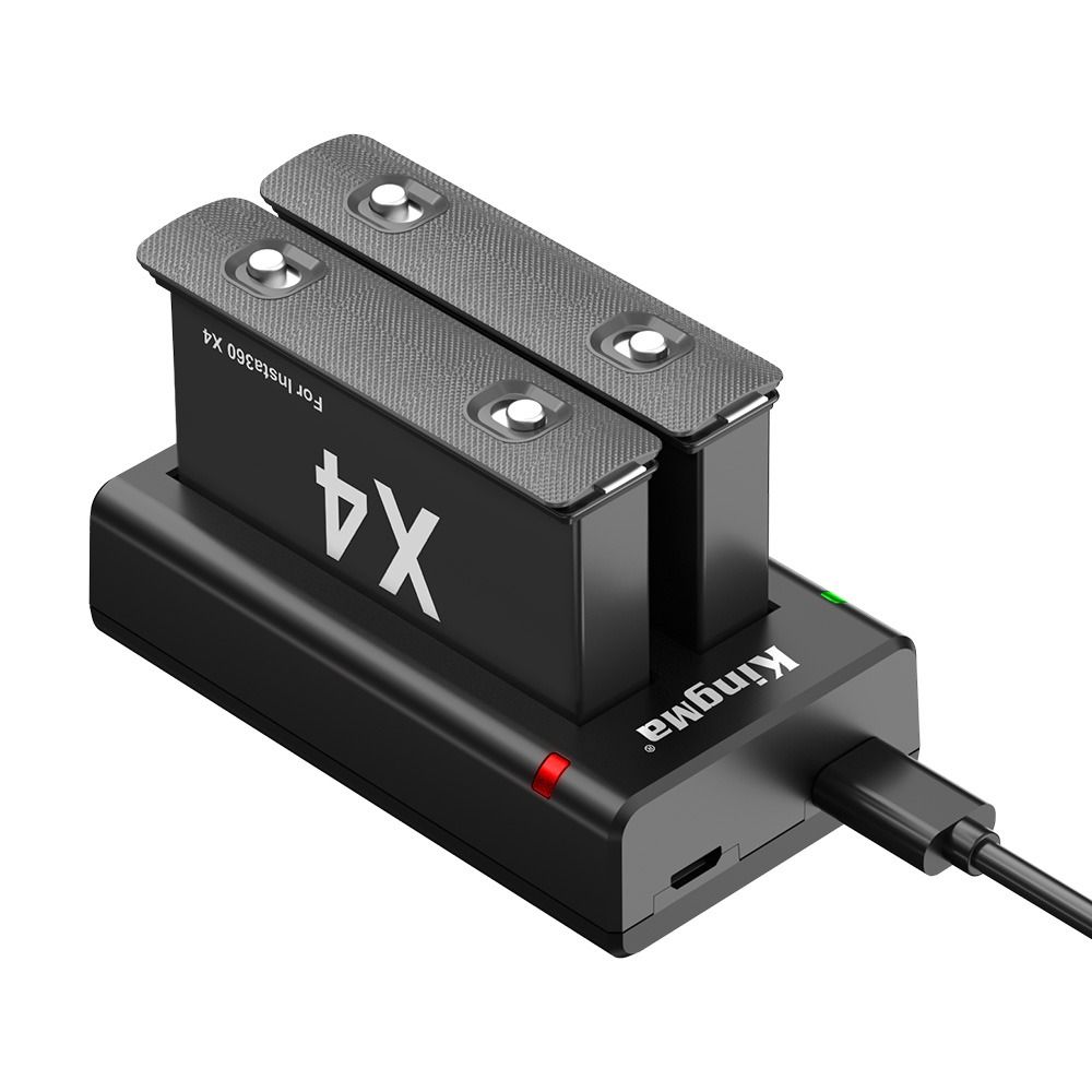 KingMa] Insta360 One X4 Replacement Set Battery Charger