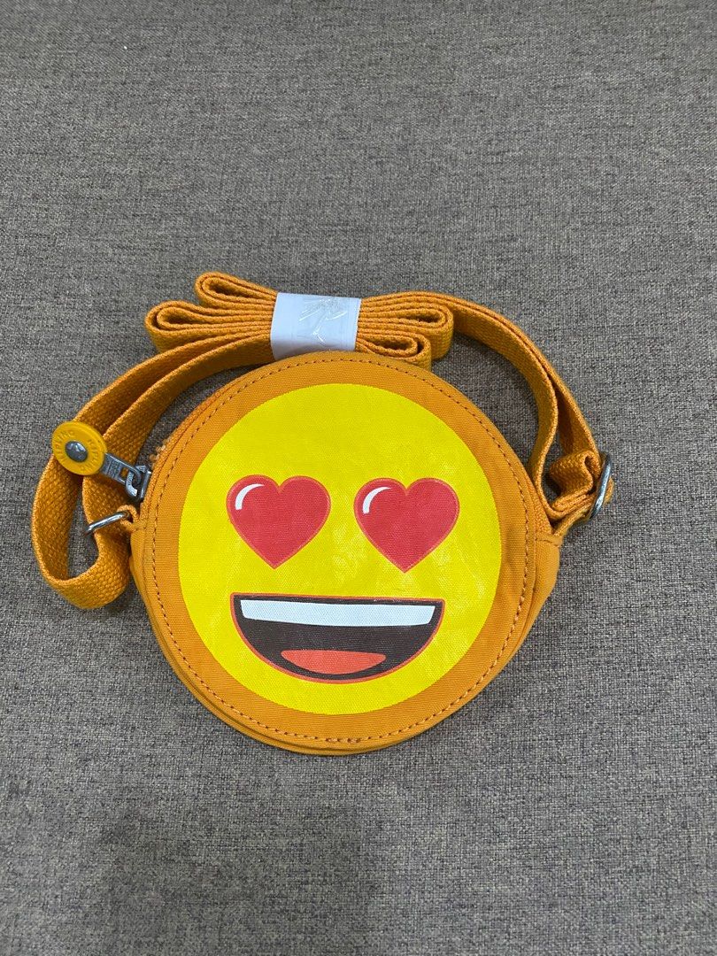 Kipling emoji face sling bag 2025