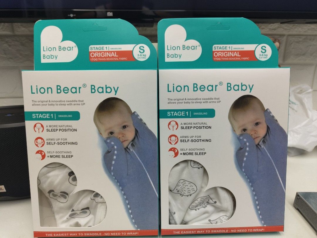 Lion bear baby swaddle clearance