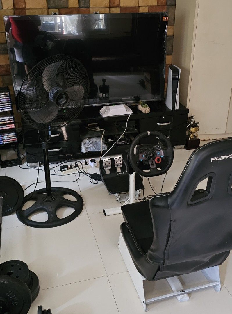 Logitech G29 with playseat and with gear shifter, cebu, Video Gaming