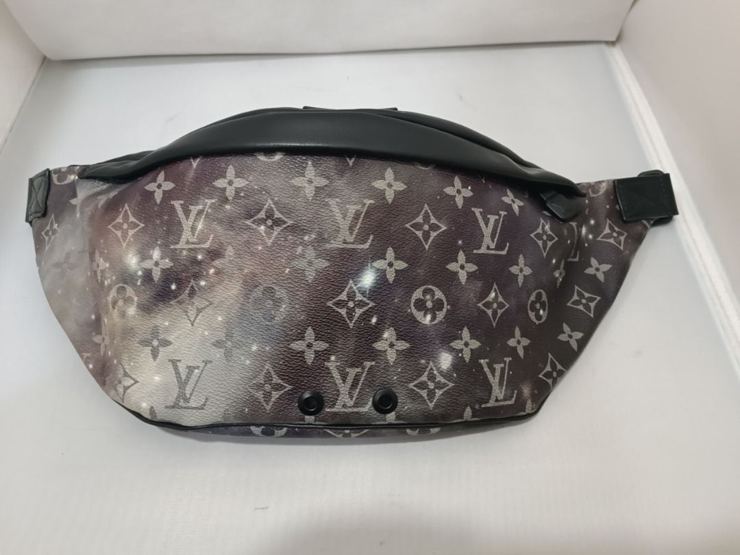 LOUIS VUITTON M44444 GALAXY DISCOVERY CANVAS MONOGRAM BLACK BUMBAG BHW MI4128 NFC