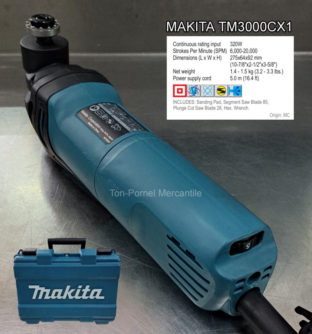 MAKITA TM3000CX1 MULTI TOOL