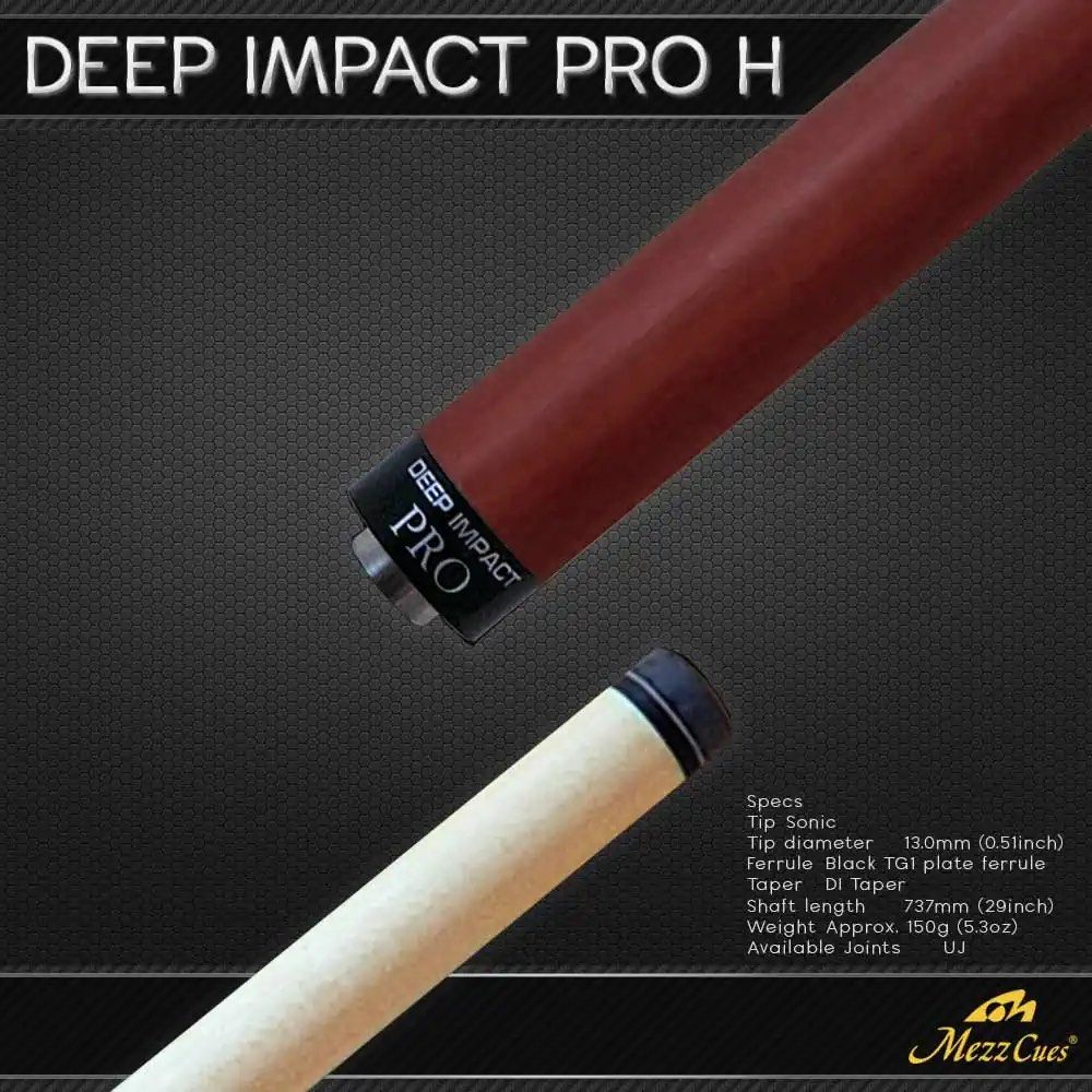 Mezz Deep Impact pro (H) (UJ) Mezz Cues: High Quality High