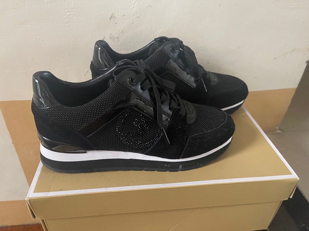 Michael kors billie trainer black store