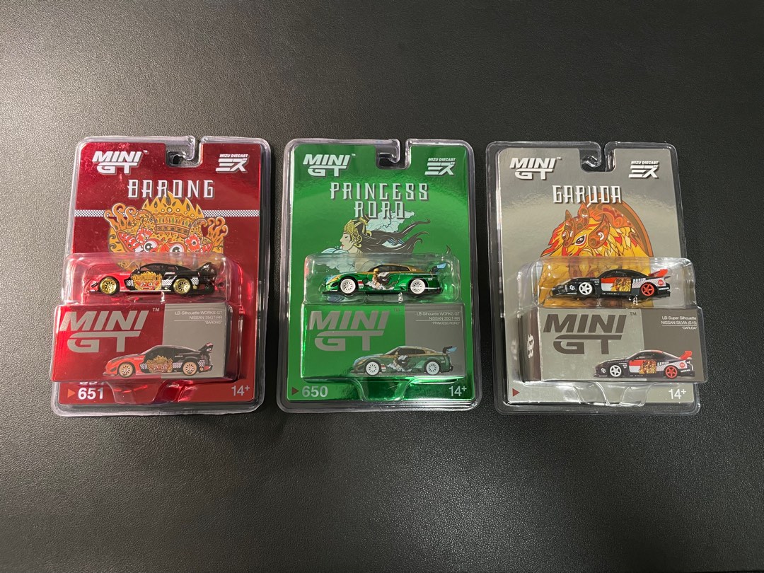 Mini GT X Mizu Diecast Set of 3 (Barong, Princess Roro, Garuda