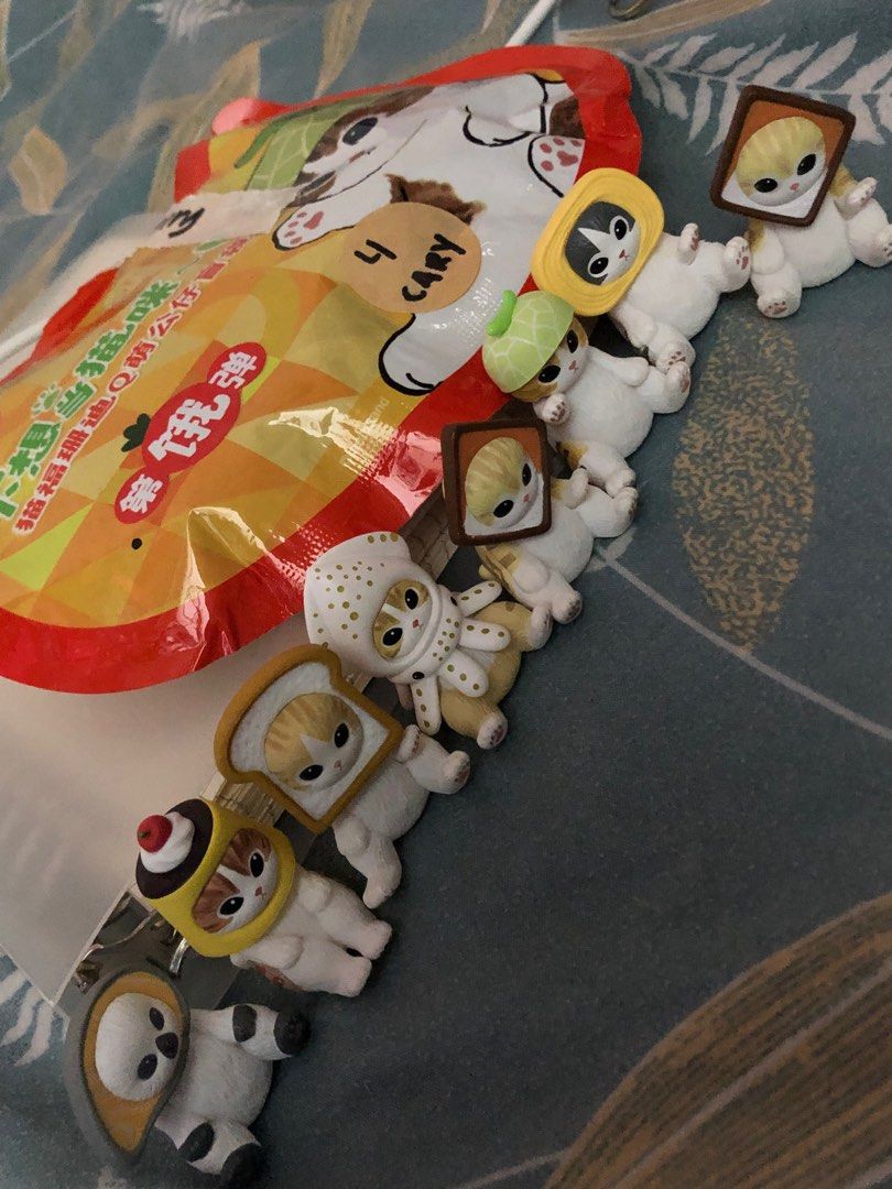 Mofusand set for take all only!! (Category: Designer & Blind Box Toys) located in Marikina City. Submitted by declutterwcyz (Listing ID 1326538558, Image 1). Description: 8pcs with original packaging Bought for 800 per blind bag 300 for the pudding and 200ea others SET ONLY! Gcash, marikina loc, buyer should shoulder sf!!.