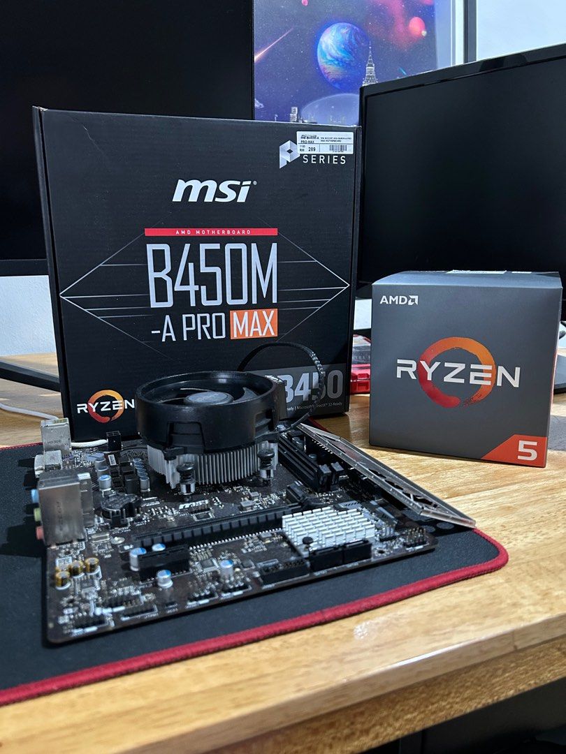 Ryzen 5 2600 mobo combo top