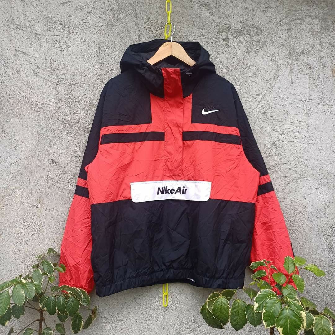 Nike air anorak jacket red 2025