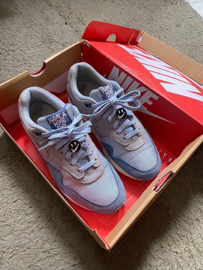 Have a nike day air max 1 indigo storm top