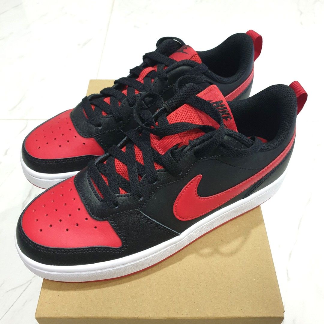 Red and black nike shoes womens top