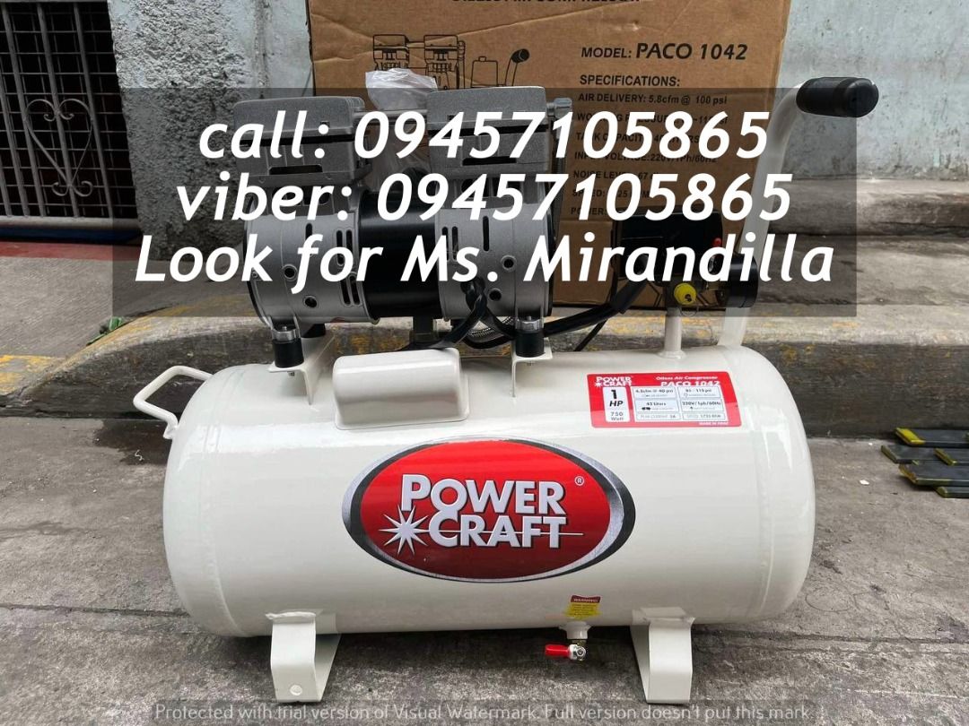 Oiless Air Compressor, Commercial & Industrial, Construction Tools ...