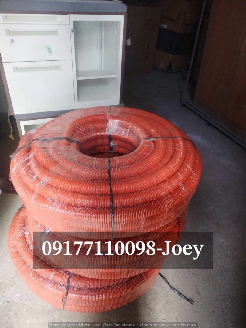 Orange Flexible Hose (Category: Construction Tools & Equipment) located in Manila. Submitted by joeyroque09 (Listing ID 1326517982, Image 3). Description: Item : orange flexible hose Size : 1 1/2 x 50m price : 2,920 .