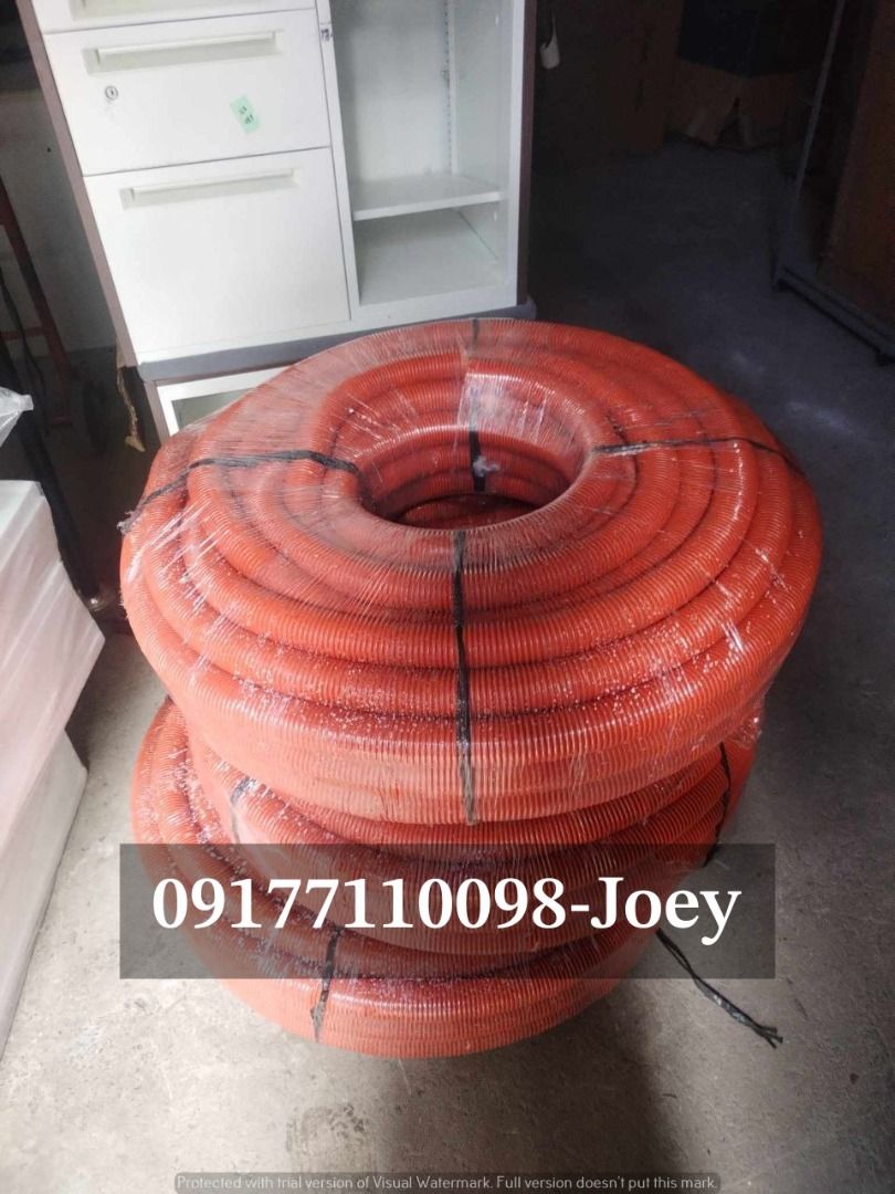 Orange Flexible Hose (Category: Construction Tools & Equipment) located in Manila. Submitted by joeyroque09 (Listing ID 1326517982, Image 1). Description: Item : orange flexible hose Size : 1 1/2 x 50m price : 2,920 .