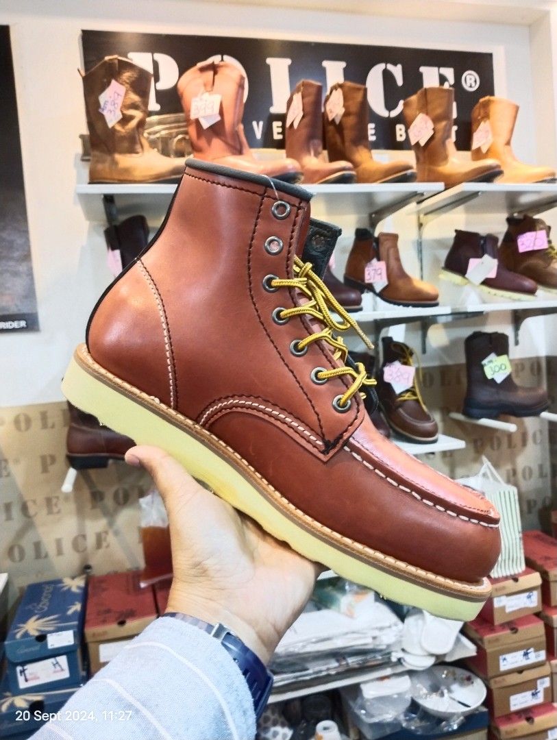 Police safety boots cheap