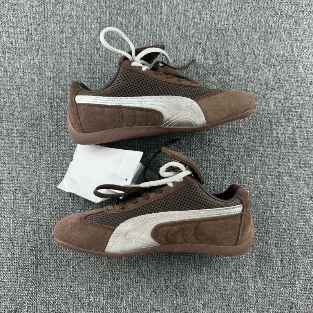 Puma x Open Yy Speedcat Dark Brown Silver, Women's Fashion