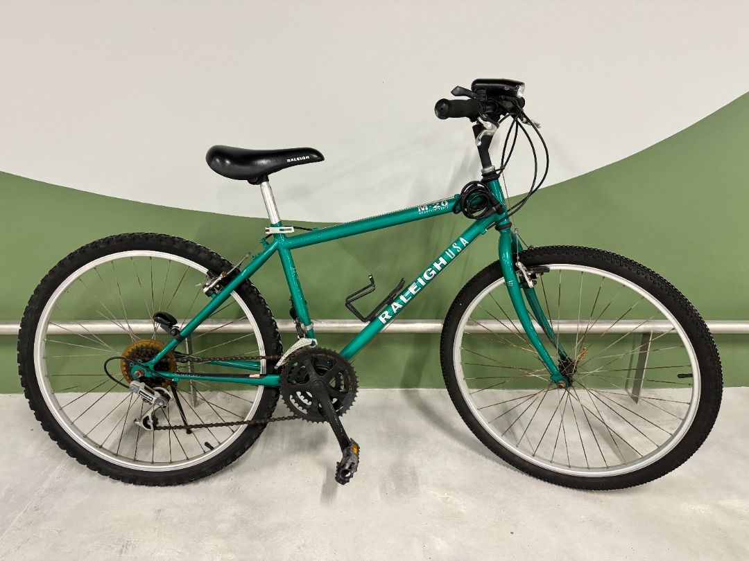 Raleigh Vintage Mountain Bikes 26 inch Made in USA Sports Equipment Bicycles Parts Bicycles on Carousell