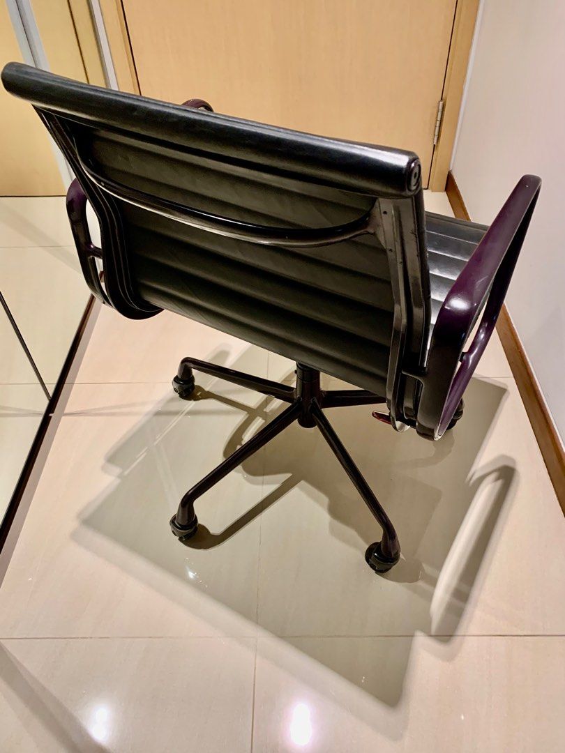 Authentic eames EA335 - Limited Edition (Category: Chairs) located in Singapore. Submitted by addisonal_additional (Listing ID 1326537287, Image 3). Description: - Rare and limited edition - Herman Miller eames EA335 “Egg plant” colour - Good condition leather - Welcome to view! .
