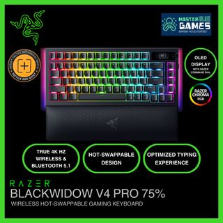 Razer Blackwidow v4 Pro 75% Wireless Mechanical Keyboard