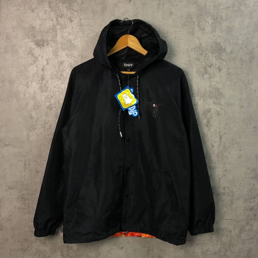 Ripndip hell pit hooded coach jacket online