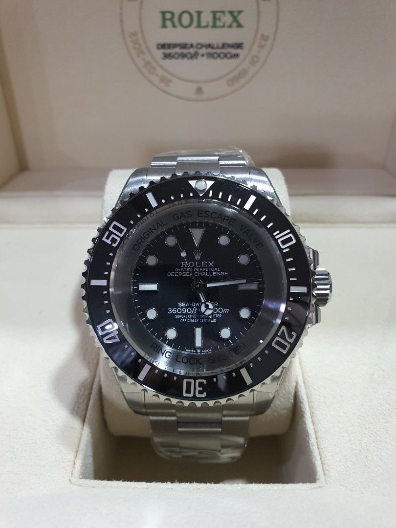 Rolex Deepsea Challenge (Category: Luxury Watches) located in Mandaluyong City. Submitted by shobeywatch (Listing ID 1326595791, Image 1). Description: Rolex Deepsea Challenge RLX Titanium 126067 Like new 2023 Fullset ig: luxuryoverloadph.