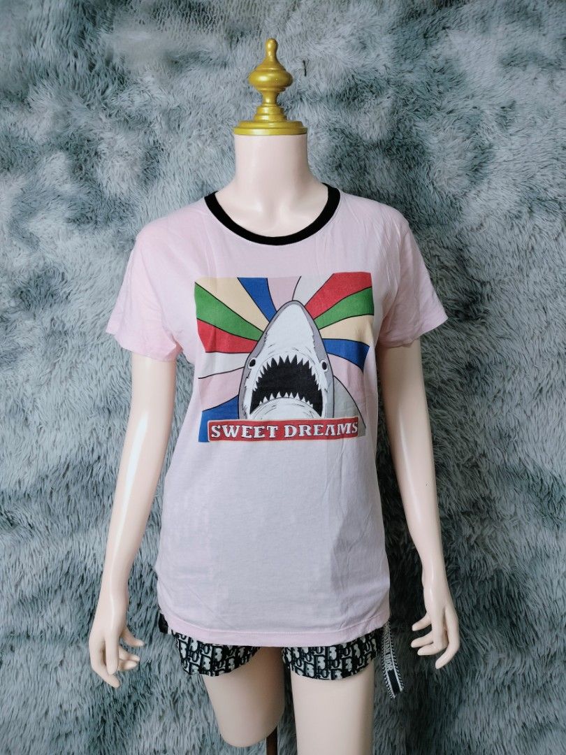 Saint laurent shark tee cheap