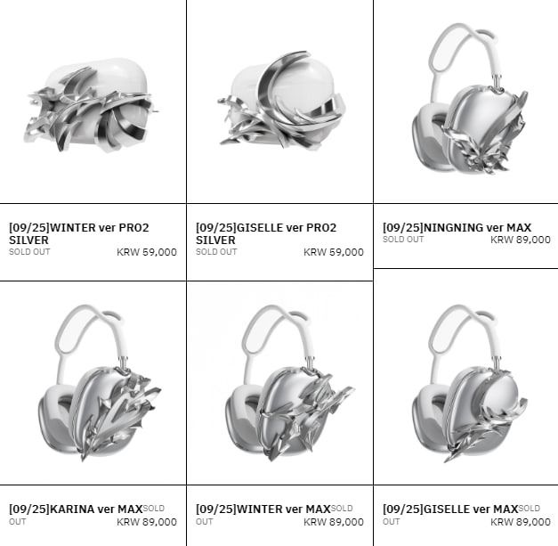 SG PO] AESPA x ANDAASH COLLAB ACCESSORIES airpods iphone