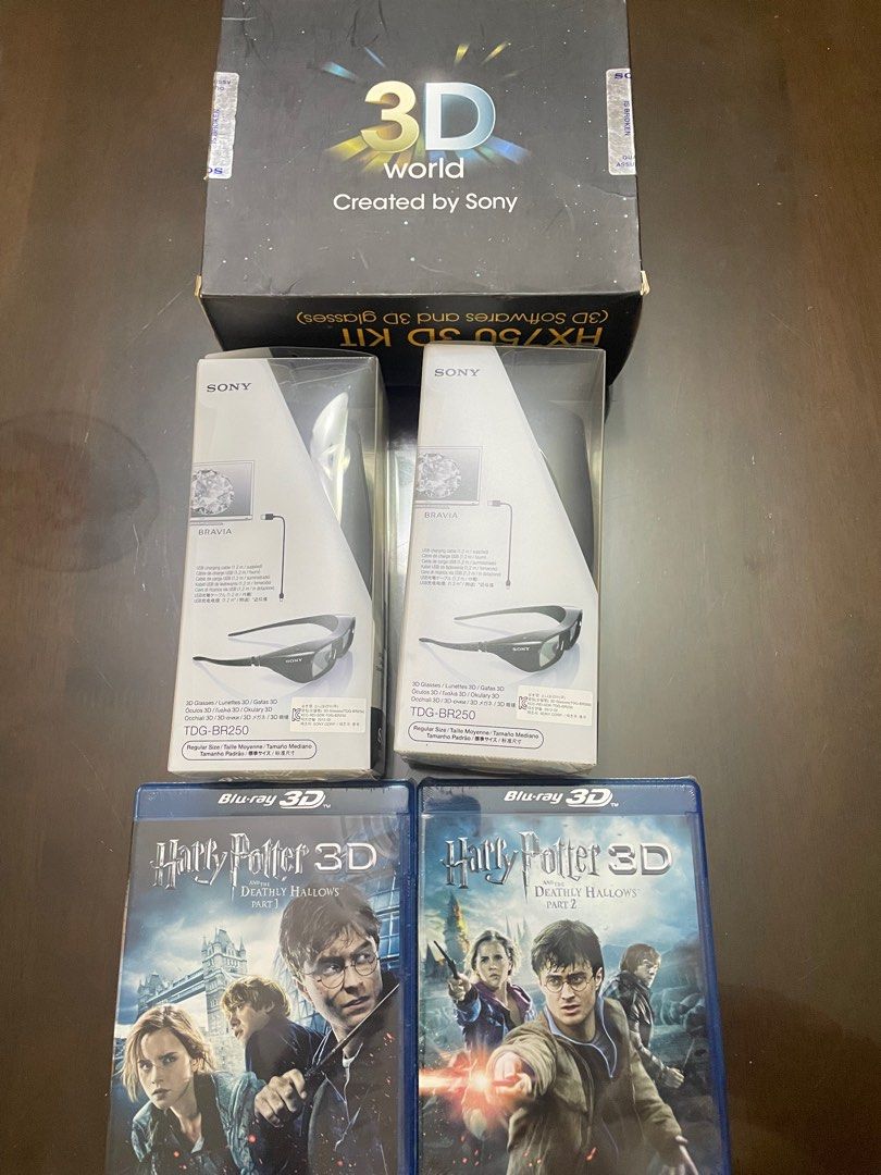 Bluray disk and Sony 3D glass ( Harry Potter) (Category: Blu-Ray & Media Players) located in Pasig City. Submitted by jazonepee (Listing ID 1326565701, Image 1). Description: Sony 3D glass kit 2pcs Model HX750 With bluray 3d movie SEALED AND UNOPEN (Harry Potter and the deathly hallows part 1&2) Na open lang yun main box just to check Never been used The bluray disk still sealed Selling for 700 Shippin buyer’s expense .